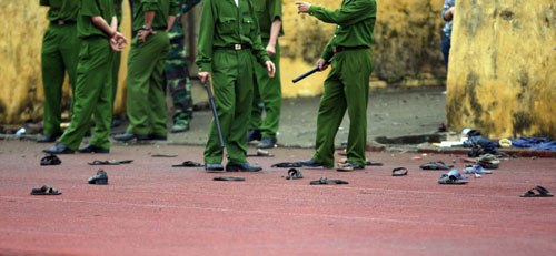 Hậu quả sau vụ lộn xộn.