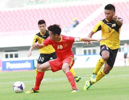 U23 Việt Nam đã có một trận chiến với cơn mưa bàn thắng trước đối thủ U23 Brunei