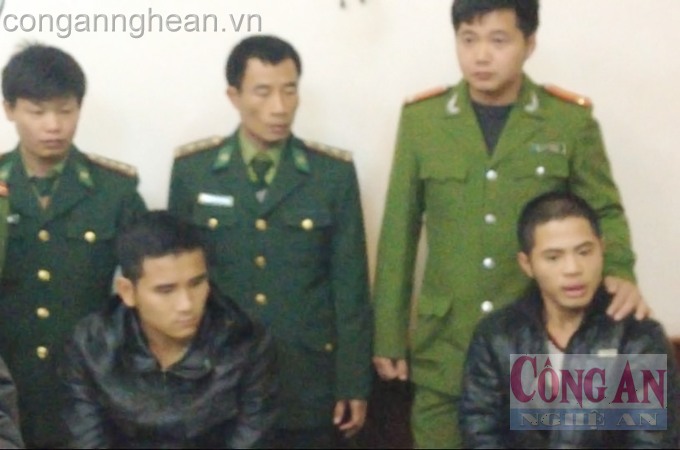 2 đối tượng tại cơ quan công an 