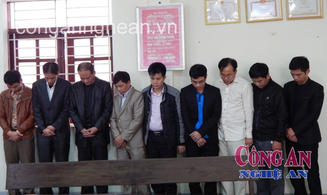 Các đối tượng trong vụ án