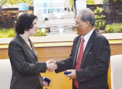 U.S Consulate General in HCMC visited and worked in BR-VT