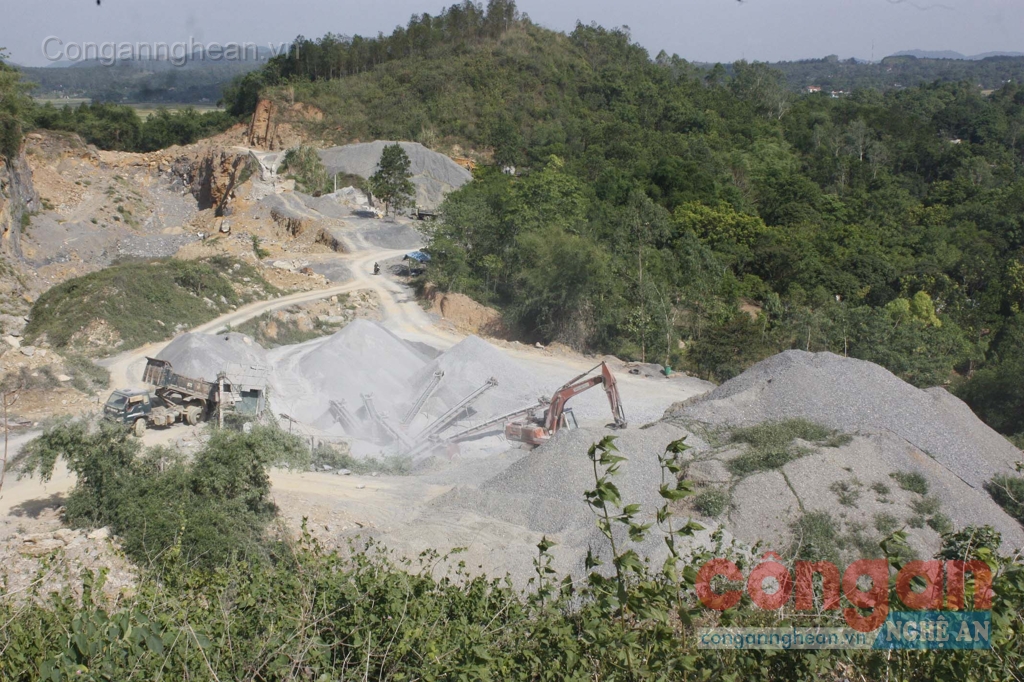 Nhiều đơn vị liên quan đến hoạt động khai thác  khoáng sản đang nợ đọng thuế