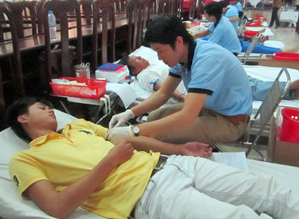 Vung Tau city collected 1,800 units of blood