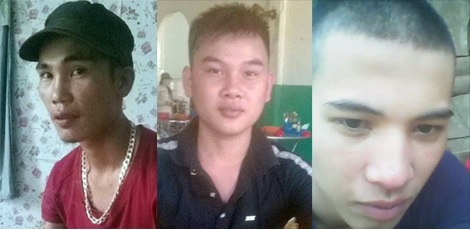 Các đối tượng Nguyễn Văn Cường, Hoàng Mạnh Dũng, Trần Hữu Nghĩa.