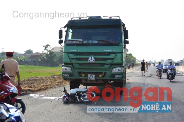 Hiện trường vụ tai nạn