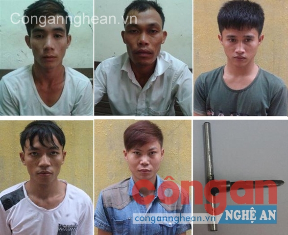 Các đối tượng trong Chuyên án và những tang vật của các vụ trộm