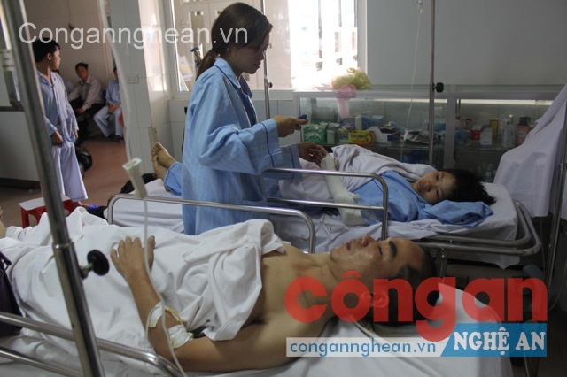 Các bệnh nhân đang được điều trị  tại Bệnh viện 115
