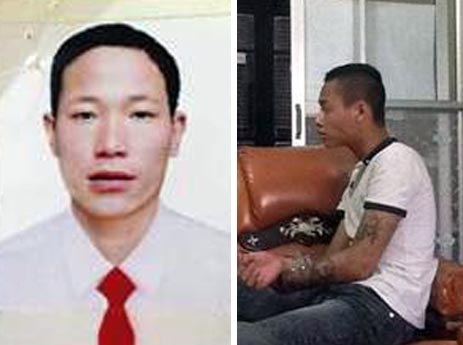  Hai đối tượng nam trong vụ án.