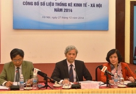 Tổng cục Thống kê họp báo công bố số liệu KTXH. 
