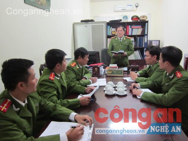Lãnh đạo Phòng PC44 họp bàn triển khai nhiệm vụ công tác    
