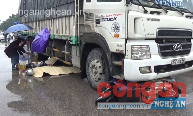 Hiện trường vụ tai nạn