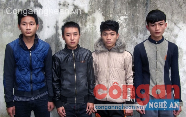 Các đối tượng trong vụ án trộm trâu, bò