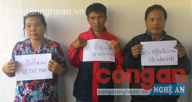 3 đối tượng Vi Thị Mai, Vi Văn Nam, Lộc Văn Hải 