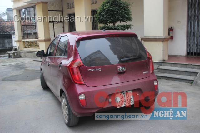 Chiếc xe ôtô vận chuyển ma túy