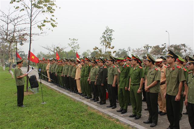 Tại lễ ra quân 