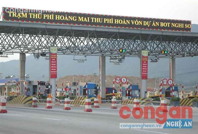 Trạm thu phí Hoàng Mai bắt đầu  đi vào hoạt động từ 3/5/2015