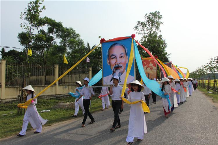 Tại lễ rước ảnh