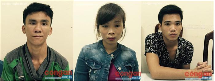 3 đối tượng bị bắt