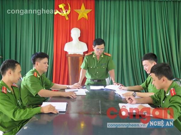 Công an phường Thu Thuỷ triển khai kế hoạch mở đợt tấn công,                             trấn áp tội phạm