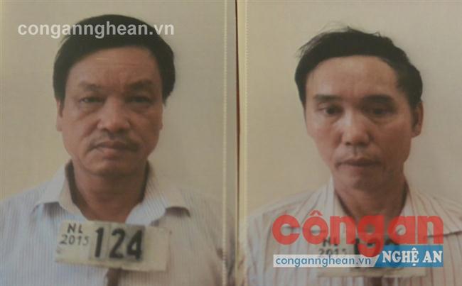 2 trong số các             đối tượng vừa bị bắt giữ trong vụ án 