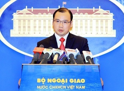 Người Phát ngôn Bộ Ngoại giao Lê Hải Bình. Ảnh: TTXVN