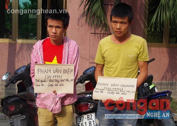 Đối tượng Phan Văn Điệp và Phan Văn Quang