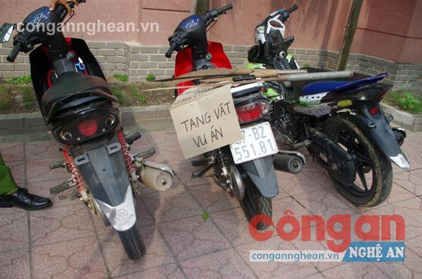 Tang vật thu được