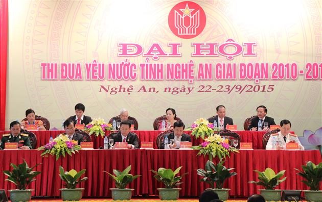 Đoàn Chủ tịch Đại hội thi đua yêu nước giai đoạn 2010-2015