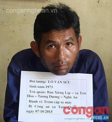 Đối tượng Lô Văn Sửu
