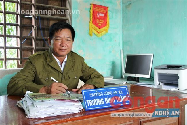Đồng chí Trương Đình Thành, Trưởng Công an xã Hưng Long