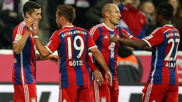 Bayern Munich đang có nhiều lợi thế nắm chắc tấm vé ở bảng F