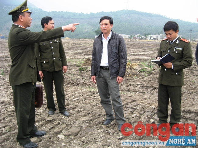 CBCS Phòng An ninh xã hội tuyên truyền về công tác đền bù giải phóng mặt bằng tại Kỳ Anh, Hà Tĩnh
