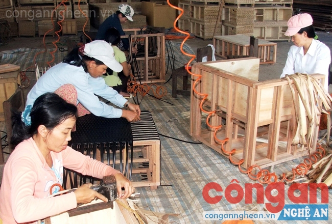 Sau khi được đào tạo nghề, người lao động đẩy mạnh việc áp dụng kỹ thuật mới vào sản xuất
