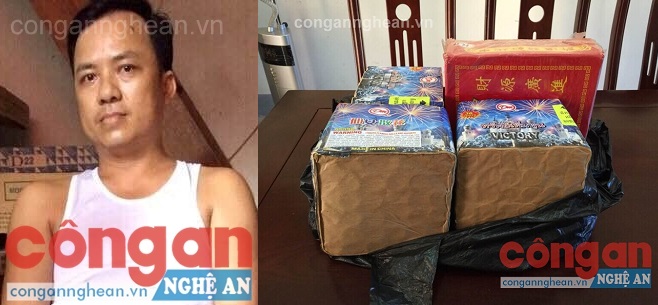 Đối tượng Nguyễn Lào và tang vật vụ án
