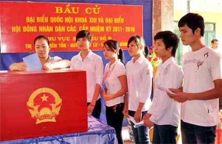 Bầu cử là nghĩa vụ và quyền lợi của mỗi công dân. Ảnh minh họa