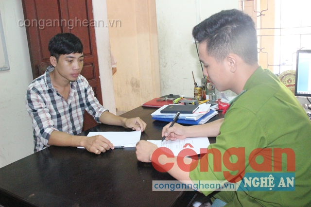 Các bị cáo tại Cơ quan Công an
