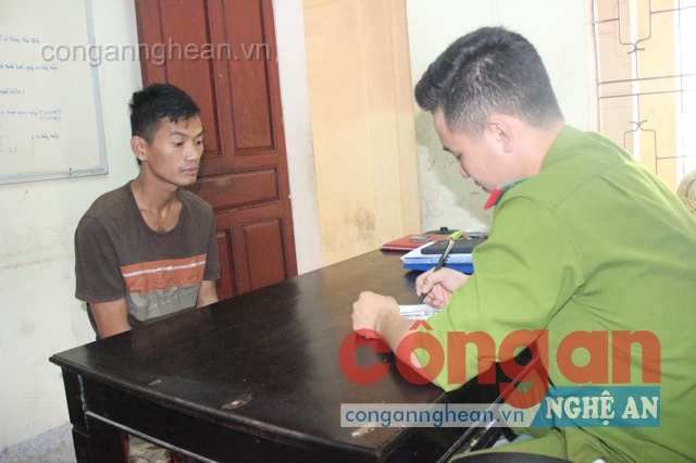 Các bị cáo tại Cơ quan Công an