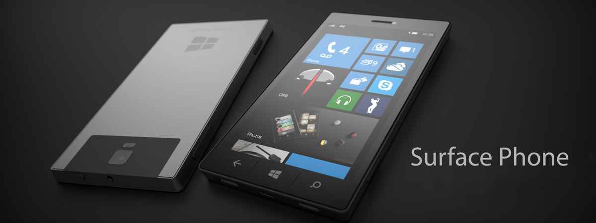 Hình ảnh thiết kế được cho là điện thoại của Microsoft