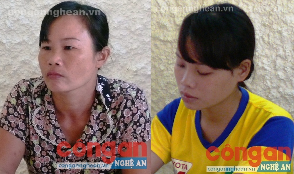 2 đối tượng Nguyễn Thị Lý và Nguyễn Thị Ngọc Thảo