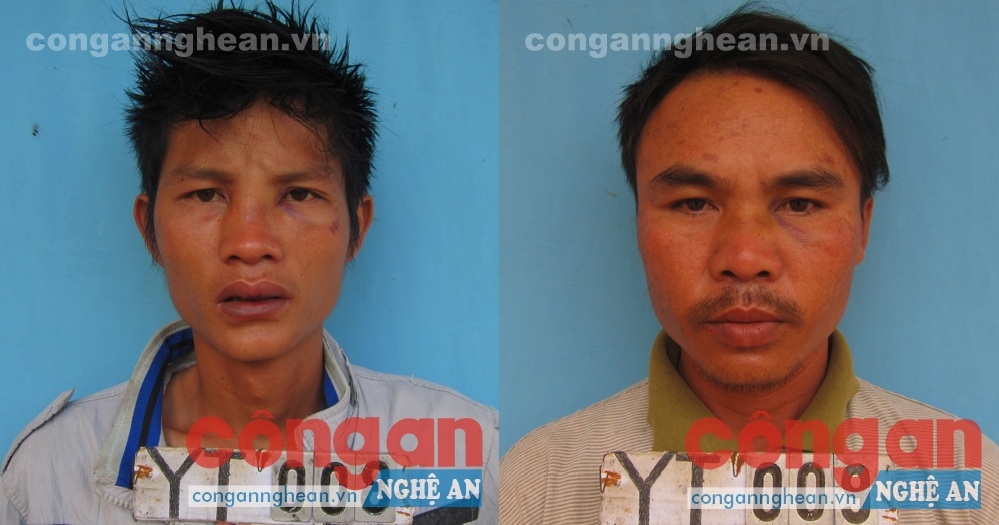 Đối tượng Nguyễn Công Tú và Phan Văn Thiên