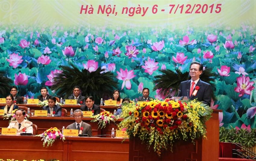 Thủ tướng Nguyễn Tấn Dũng phát biểu tại Đại hội