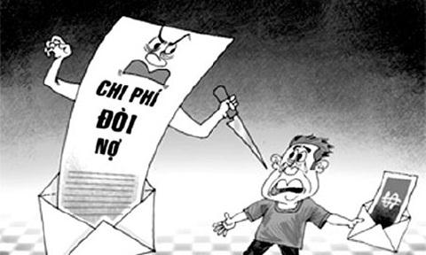 Mạo danh là nhân viên Công ty đòi nợ thuê hợp pháp để đi đòi nợ. Ảnh mnh họa