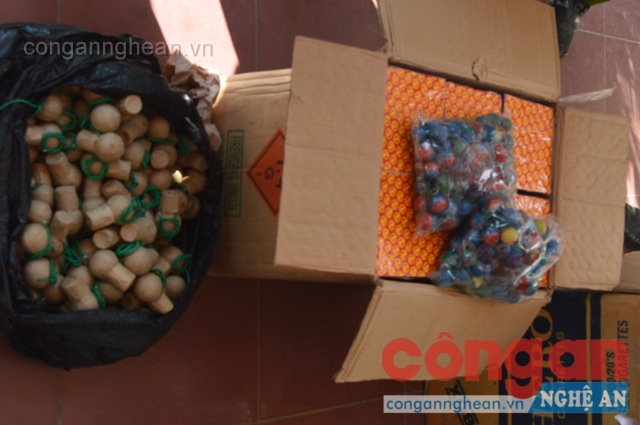 Hơn 50 kg pháo đã bị thu giữ