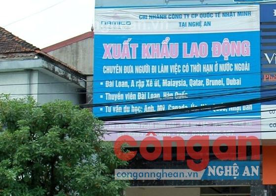 Trụ sở chi nhánh Công ty Nhật Minh               tại Nghệ An