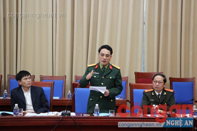 Đại diện Bộ Chỉ huy quân sự tỉnh cho rằng, cần phải có sự phối hợp chặt chẽ hơn nữa giữ các lực lượng trong công tác đảm bảo ANHK