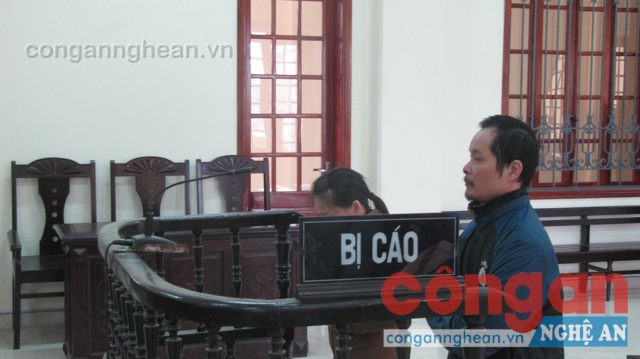 Hai bị cáo trước tòa