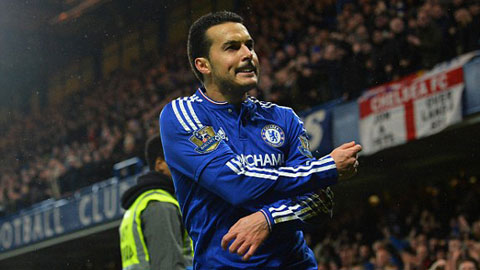  Pedro đóng góp 1 cú đúp vào chiến thắng hoành tráng của Chelsea