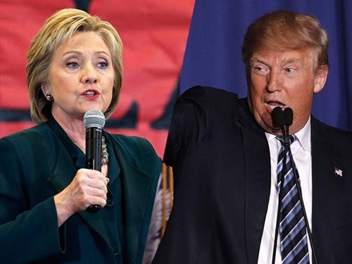 Hiện tỷ phú Donald Trump dẫn đầu trong số ứng viên của đảng Cộng hòa và cựu Ngoại trưởng Hillary Clinton đang dẫn đầu phe Dân chủ.