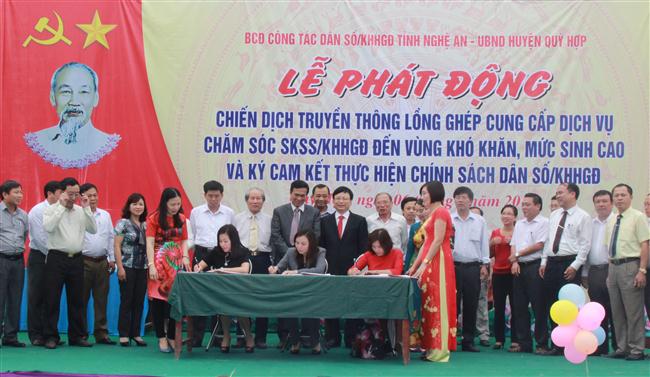 Ký kết thực hiện chiến dịch