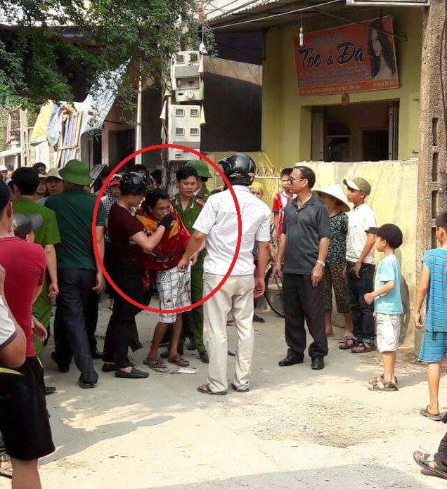 Đối tượng bị lực lượng Công an khốn chế bắt giữ
